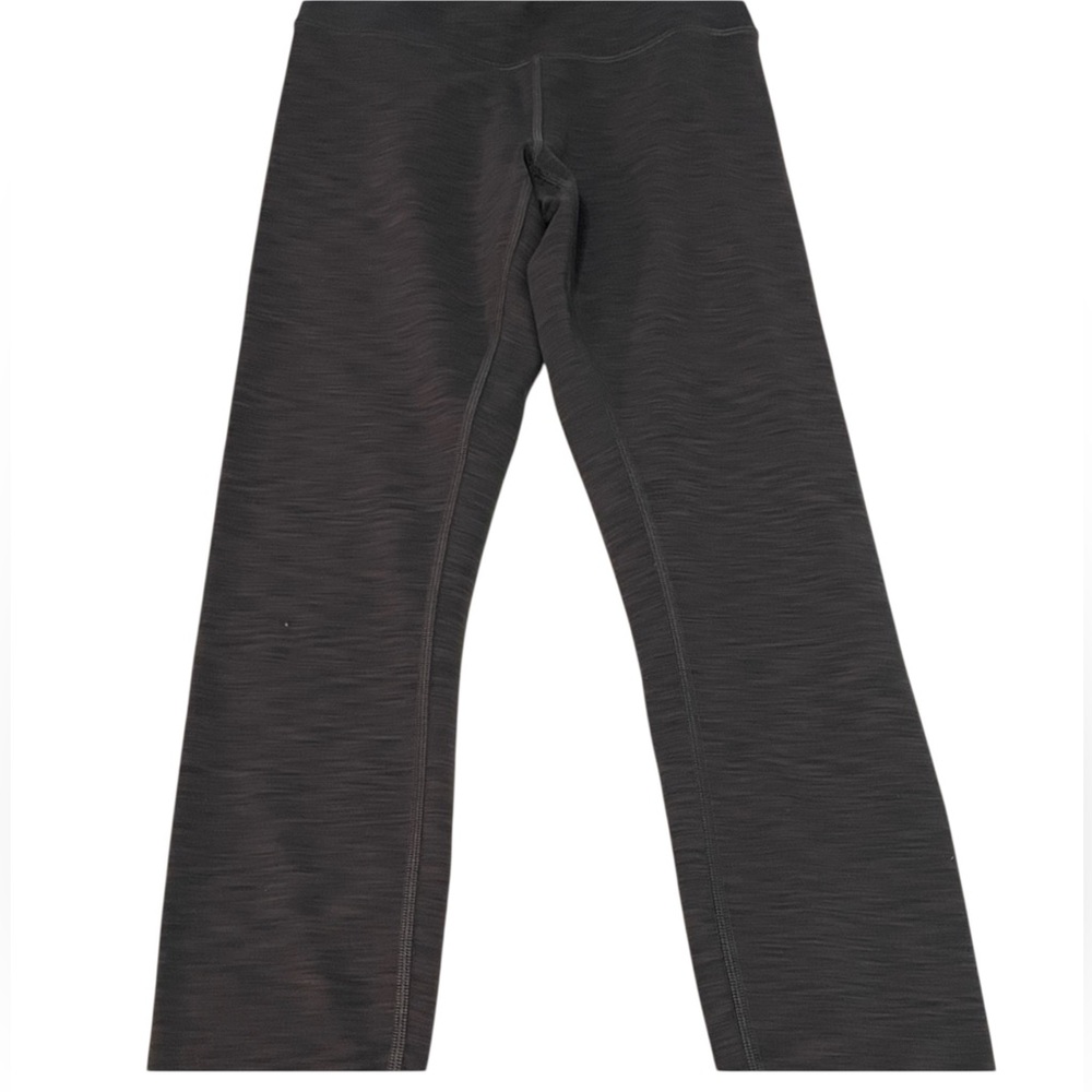 Lululemon Wunder HR Train 23” Tights Leggings Gray Black Size 6